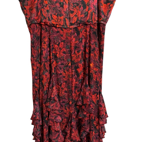 Cinqà Sept Stargazer Lilies Glenda Gown Size 8 - Picture 4 of 14